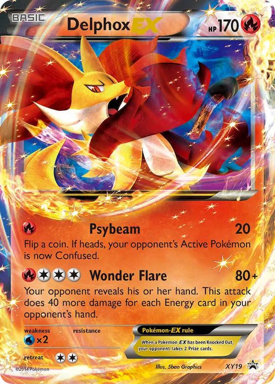 Delphox-EX #XY19 – XY Promos
