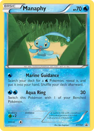 Manaphy #XY190 – XY Promos