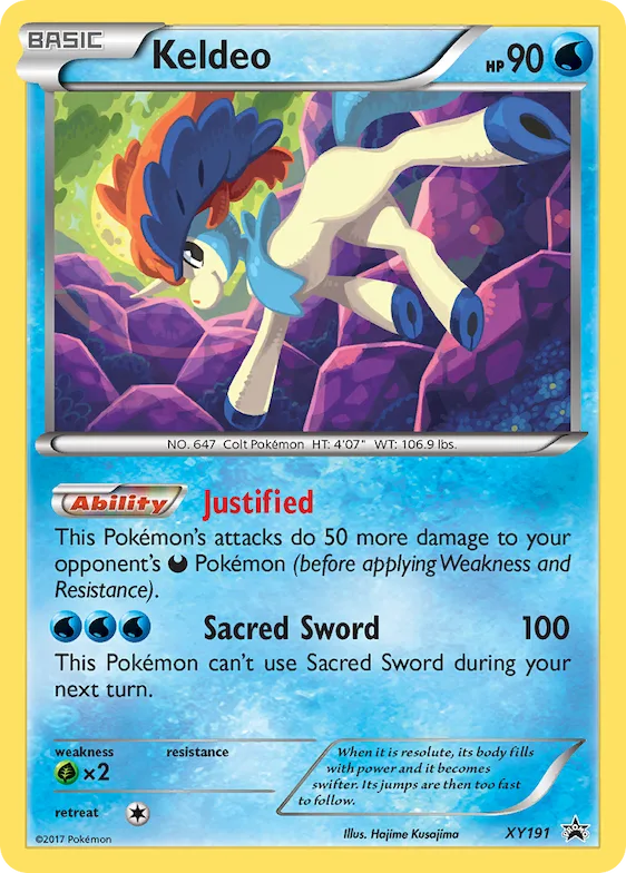 Keldeo #XY191 – XY Promos