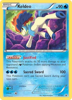 Keldeo #XY191 – XY Promos