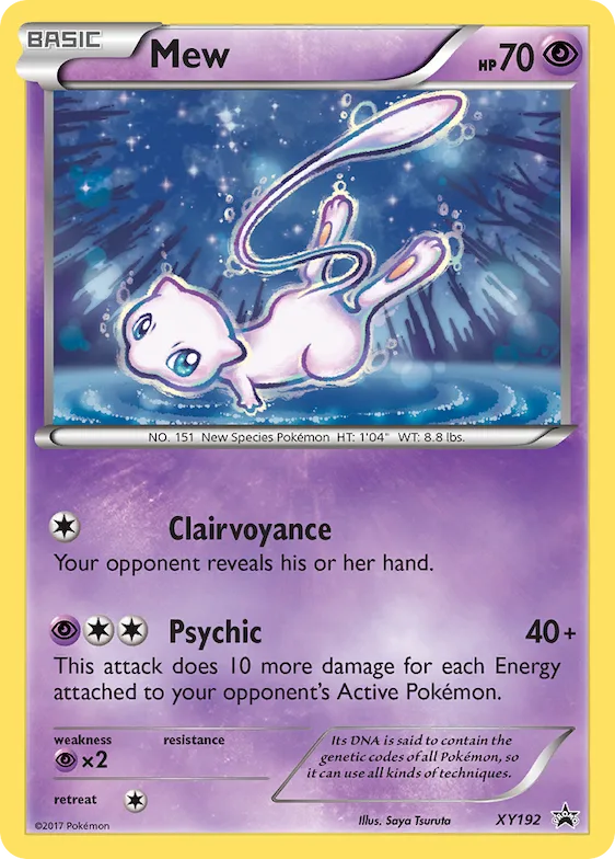 Mew #XY192 – XY Promos