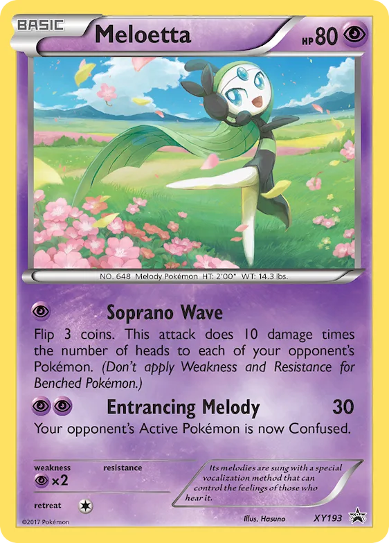 Meloetta #XY193 – XY Promos