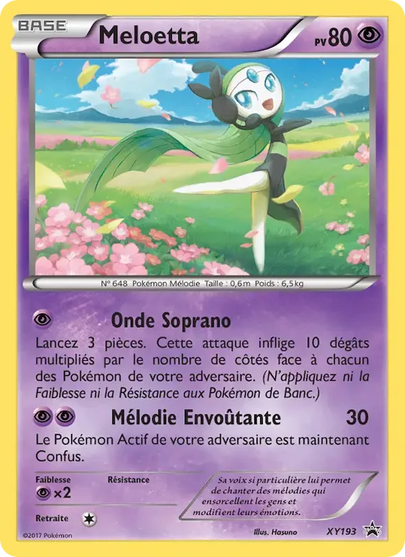 Meloetta XY193 – Promo XY
