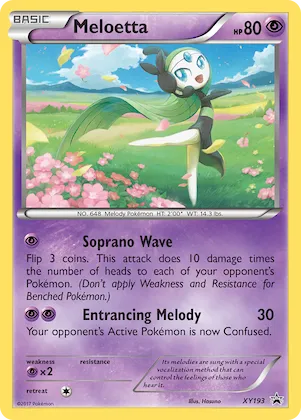 Meloetta #XY193 – XY Promos