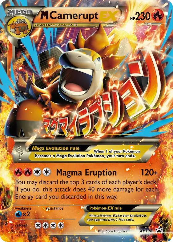 M Camerupt-EX #XY198 – XY Promos