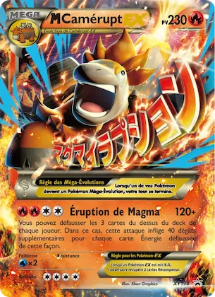 M-Camérupt-EX n° XY198 – Promo XY