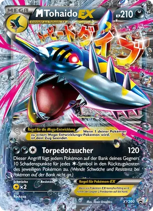 M Sharpedo-EX Nr. XY200 – XY Promokarten
