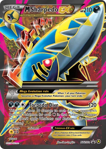 M Sharpedo-EX #XY200a – XY Promos