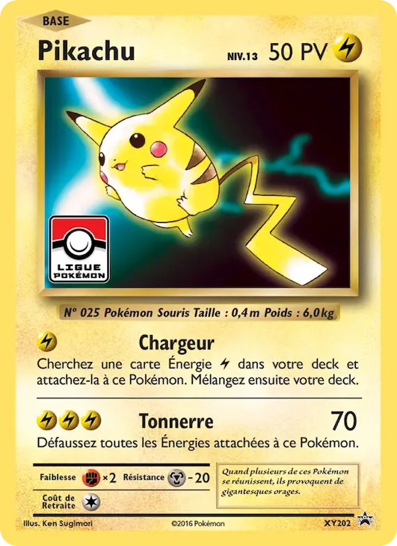 Pikachu XY202 – Promo XY