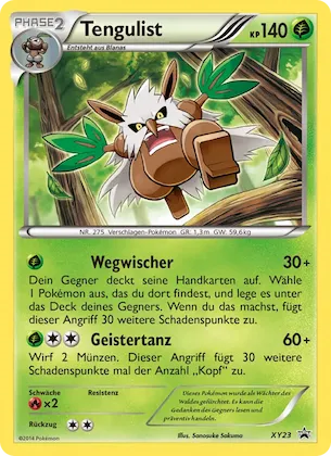 Shiftry Nr. XY23 – XY Promokarten