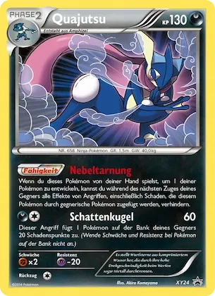 Greninja Nr. XY24 – XY Promokarten