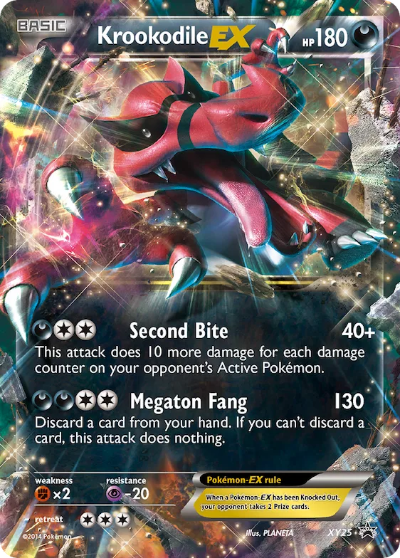 Krookodile-EX #XY25 – XY Promos
