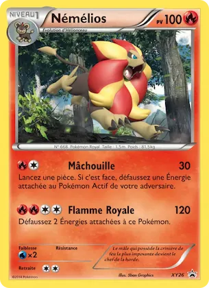 Némélios n° XY26 – Promo XY
