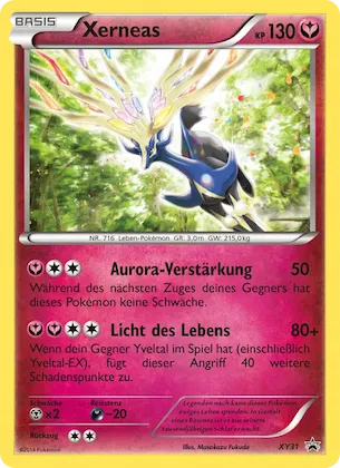 Xerneas Nr. XY31 – XY Promokarten