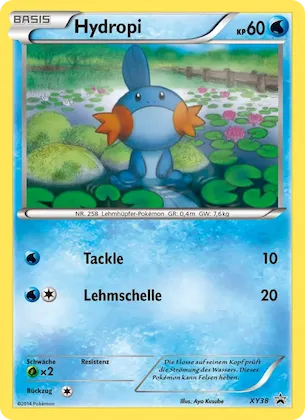 Mudkip Nr. XY38 – XY Promokarten