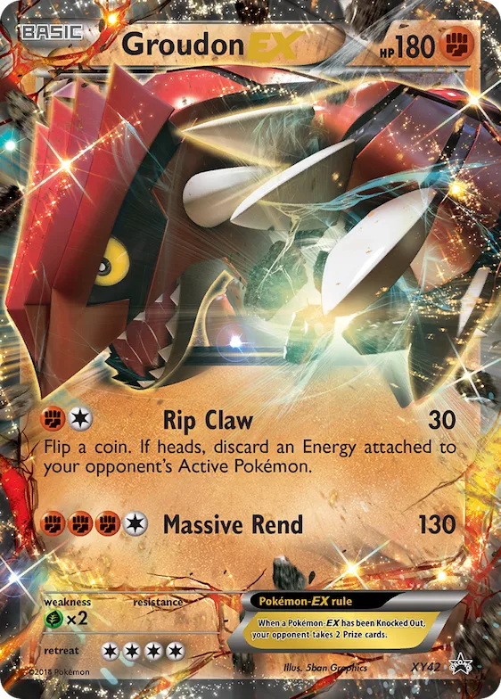 Groudon-EX #XY42 – XY Promos