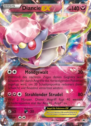 Diancie-EX Nr. XY43 – XY Promokarten