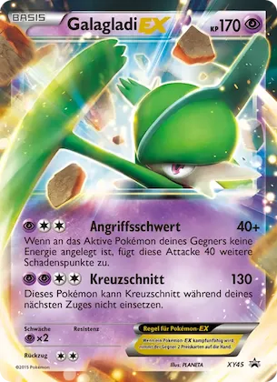 Gallade-EX Nr. XY45 – XY Promokarten