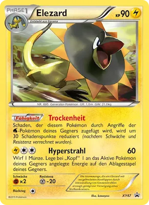 Heliolisk Nr. XY47 – XY Promokarten