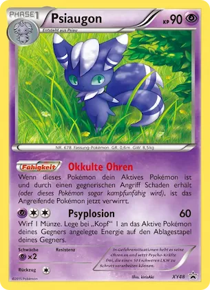 Meowstic Nr. XY48 – XY Promokarten