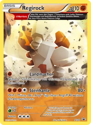 Regirock Nr. XY49 – XY Promokarten