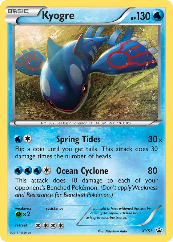 Kyogre #XY51 – XY Promos