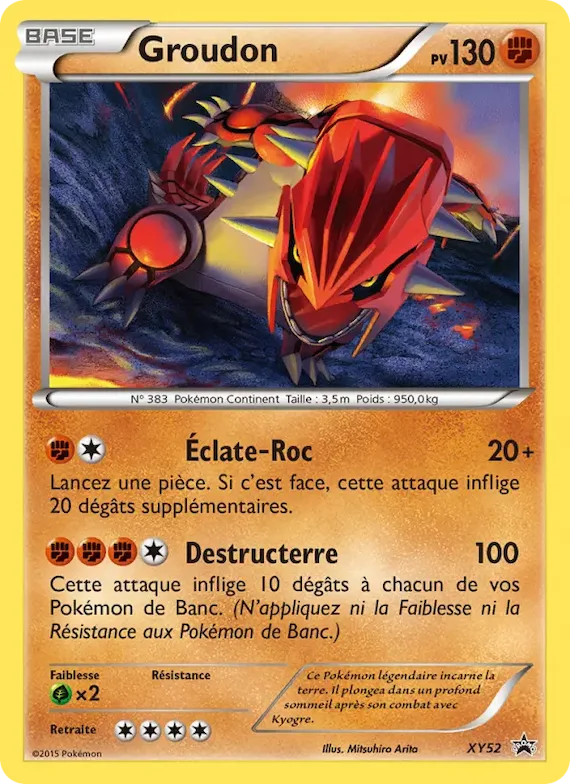 Groudon XY52 – Promo XY