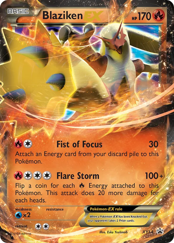 Blaziken-EX #XY54 – XY Promos