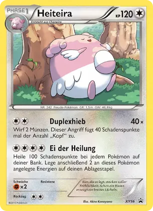 Blissey Nr. XY56 – XY Promokarten