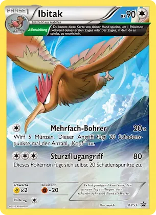Fearow Nr. XY57 – XY Promokarten