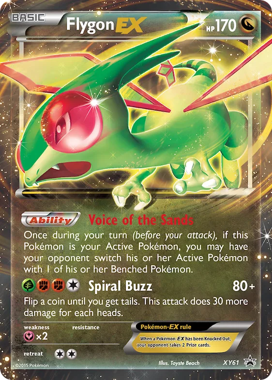 Flygon-EX #XY61 – XY Promos