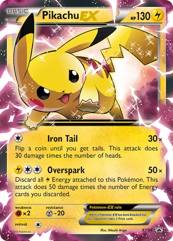 Pikachu-EX #XY84 – XY Promos