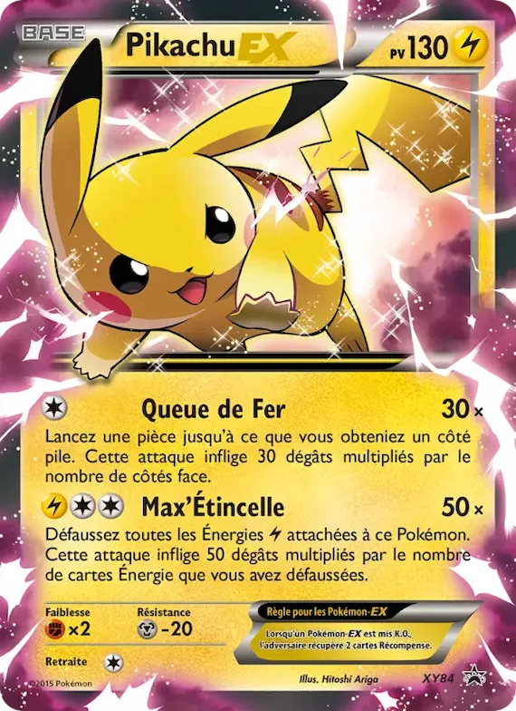 Pikachu EX XY84 – Promo XY