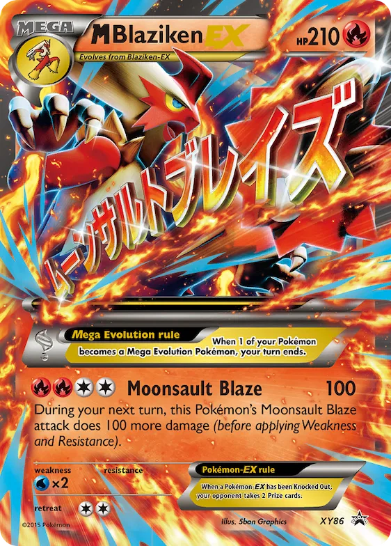 M Blaziken-EX #XY86 – XY Promos