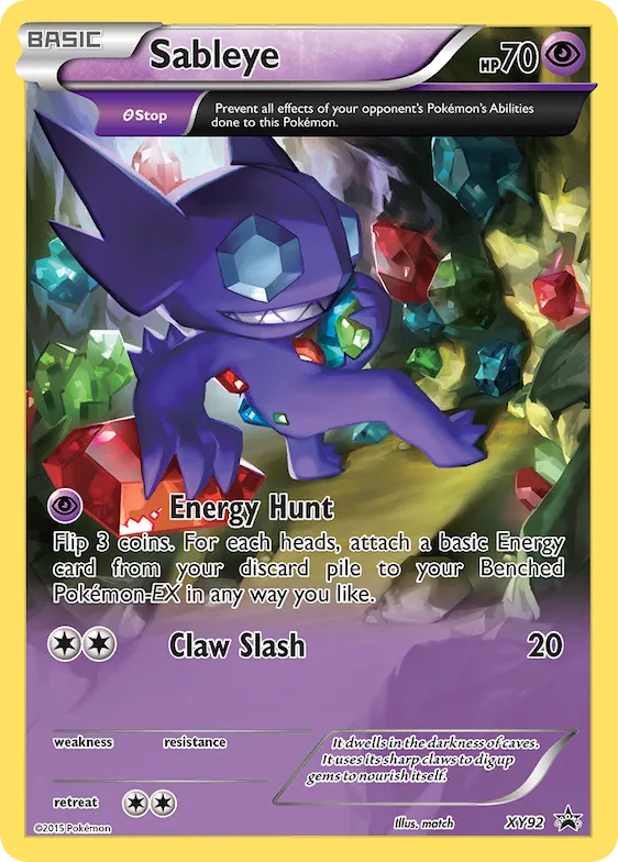 Sableye #XY92 – XY Promos
