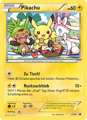 Pikachu Nr. XY95 – XY Promokarten