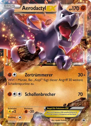 Aerodactyl-EX Nr. XY97 – XY Promokarten