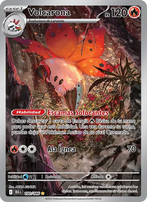 Volcarona 100 – Fulgor Negro