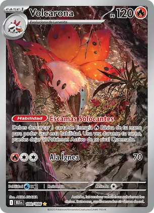 Volcarona 100 – Fulgor Negro