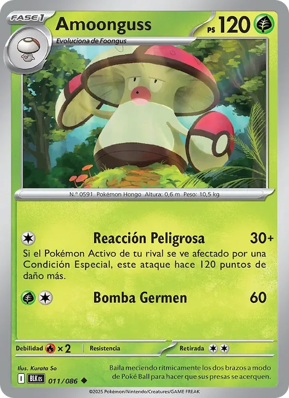 Amoonguss 11 – Fulgor Negro