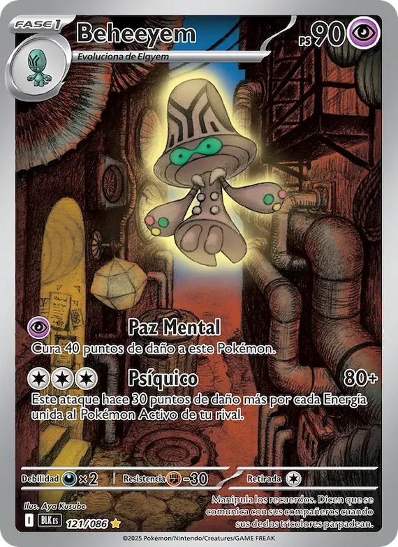 Beheeyem 121 – Fulgor Negro
