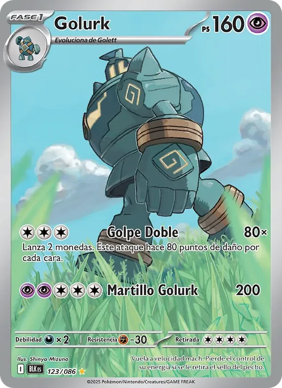 Golurk 123 – Fulgor Negro