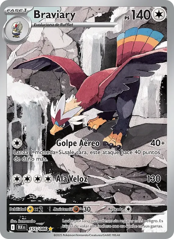 Braviary 155 – Fulgor Negro