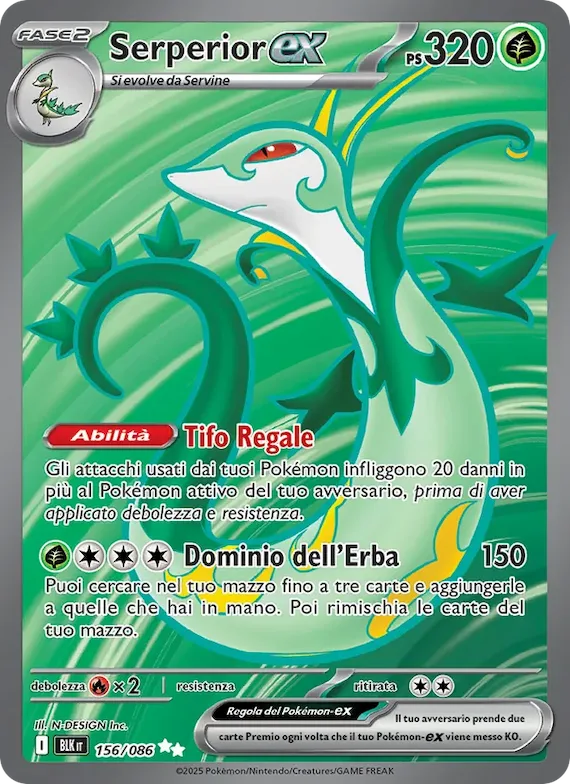 Serperior-ex 156 – Luce Nera