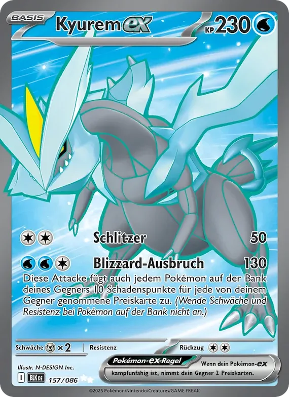 Kyurem-ex 157 – Schwarze Blitze