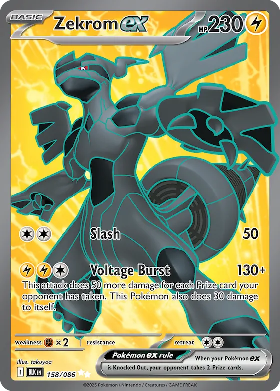 Zekrom ex #158 – Black Bolt
