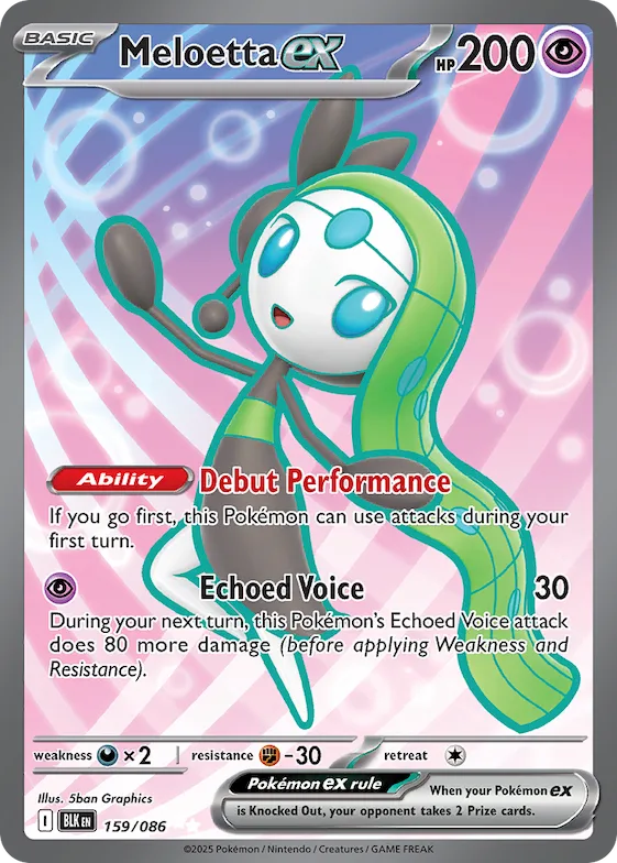 Meloetta ex #159 – Black Bolt