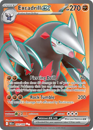 Excadrill ex #160 – Black Bolt