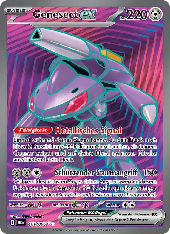 Genesect-ex 161 – Schwarze Blitze