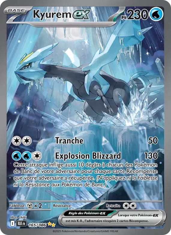 Kyurem-ex 165 – Foudre Noire